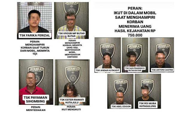 Tampang 9 Wartawan Gadungan yang Peras Korban saat Sedang Check-in di Hotel