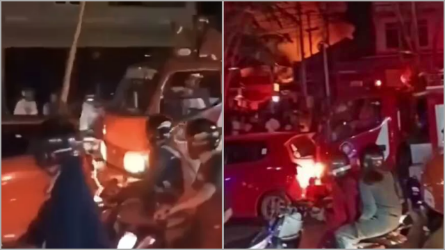 Viral Mobil Damkar di Balikpapan Seruduk Mobil Halangi Jalan, Petugas: Sopirnya Emak-emak