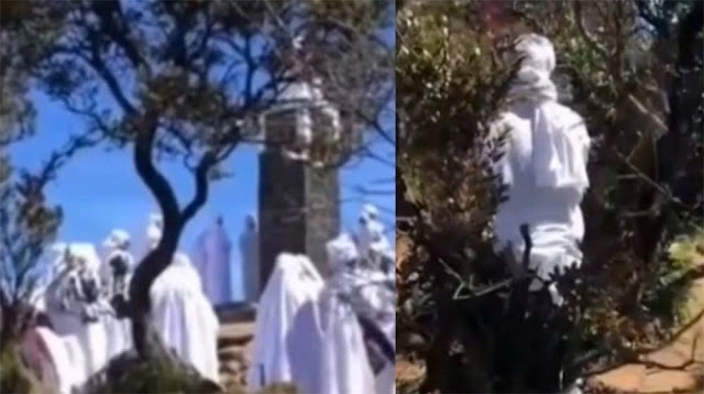 Viral! Sekelompok Orang Berpakaian Putih Gelar Ritual di Puncak Gunung Lawu, Ini Kronologinya