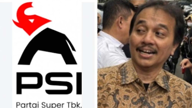 Ngeledek sambil Ketawa, Roy Suryo Plesetkan Logo Gajah PSI: Enggak Punya Ijazah!