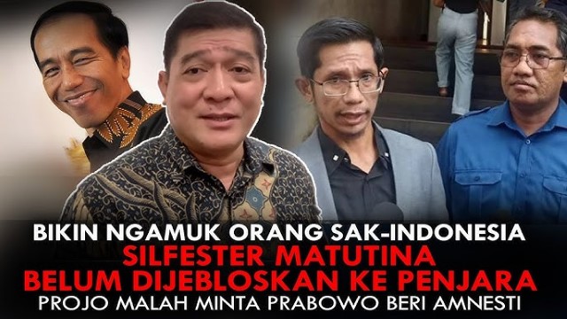 Relawan Jokowi Mohon ke Prabowo Minta Silfester Matutina Tak Dieksekusi Tapi Diberi Amnesti: Ini Momen Persatuan!