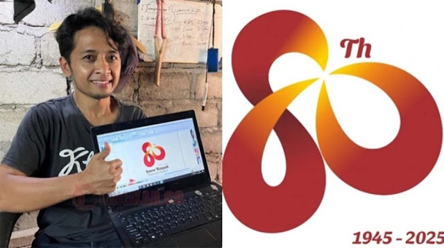 Logo HUT Jateng Dibuat dengan Laptop Bekas, Kok Bisa Lebih Bagus dari Logo HUT RI ke-80?