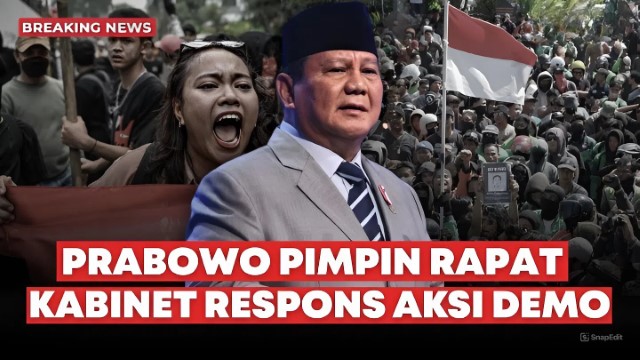[UPDATE] Pidato Lengkap Presiden Prabowo Terkait Demonstrasi: Indikasi Makar & Terorisme, Tindak Tegas Para Anarko!
