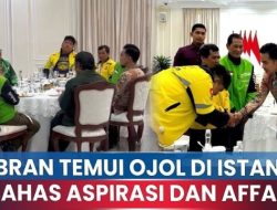 Ojol Pakai Sepatu Air Jordan Hingga Jaket Kinclong, Pertemuan Dengan Gibran Jadi Sorotan Publik: Settingan?