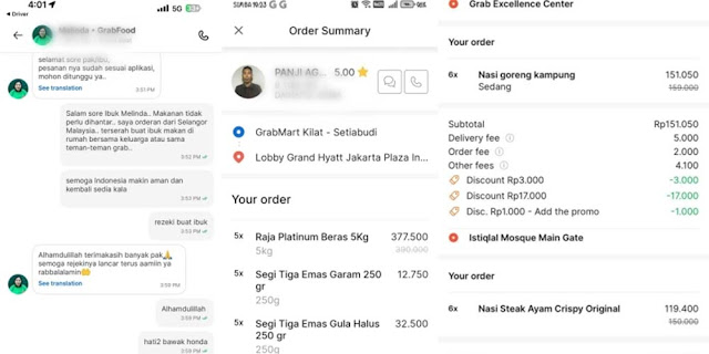 Viral, WN Malaysia Ramai-Ramai Pesan Makanan Online untuk Ojol Indonesia