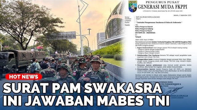 TNI Klarifikasi Soal Beredarnya Surat Ajakan Laksanakan Pam Swakarsa
