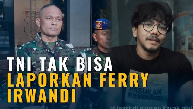 Pantang Menyerah! TNI Masih Cari Celah Perkarakan Ferry Irwandi Meski Terganjal Putusan MK