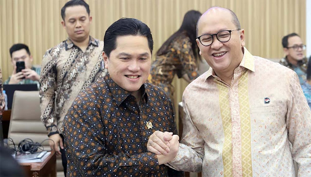 Isu Reshuffle: Erick Thohir Jadi Menpora, Rosan Roeslani Ambil Alih BUMN