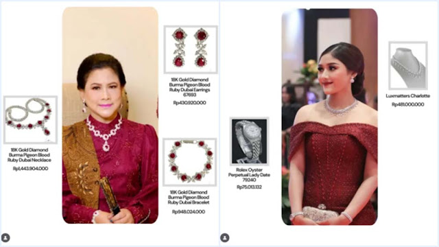 Kemewahan Perhiasan yang Dikenakan Istri dan Menantu Jokowi Dibongkar, Nilainya tembus Miliaran Rupiah!