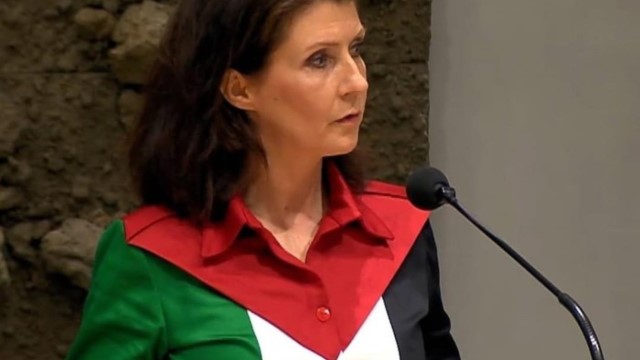 Cara Cerdik Legislator Belanda Usai Diprotes Saat Pakai Baju Bendera Palestina