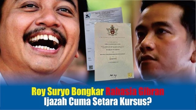 Ijazah Gibran Cuma Setara Kursus Persiapan Kuliah Bukan SMA? Gugatan Rp125 T Siap Bongkar Semuanya!