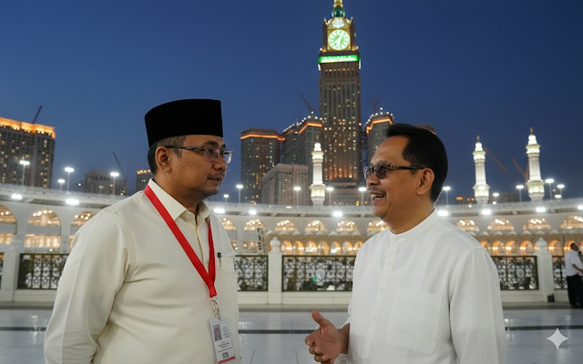 Pernah Bertemu di Arab Saudi, Bisa-bisanya Eks Ketum AMPHURI Ngaku tak Kenal Yaqut