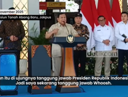 Siap Tanggung, Prabowo Minta Jalur Whoosh Dilanjut hingga Banyuwangi Jawa Timur