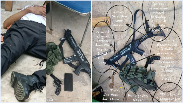 Senpi Pelaku Teror SMA Negeri 72 Jakarta Disorot, Banyak Nama Terorisme Barat