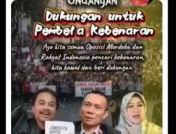 Dokter Tifa Minta Dukungan Warga saat Diperiksa Perdana sebagai Tersangka