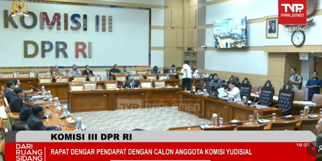 Komisi III DPR Keluhkan Keterbatasan Seleksi KY: Kita Dibikin MK Cuma Tukang Stempel