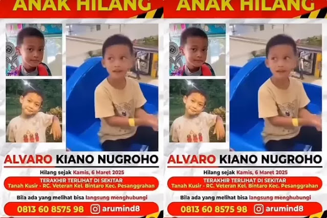 Alvaro Kiano Nugroho Ditemukan Tewas Setelah Hilang Berbulan-Bulan, Polres Metro Jaksel Tahan Ayah Tiri