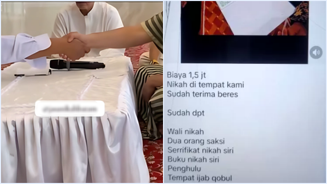 Viral Jasa Nikah Siri TikTok: Rp1,5 Juta Terima Beres, Ada Saksi, Sertifikat, Wali hingga Penghulu!