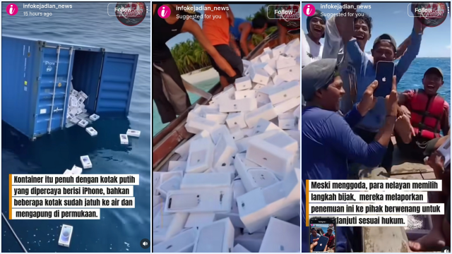 Viral Kontainer iPhone di Laut Jawa: Hoax AI atau Fakta? Ini Analisis Ahli Logistik