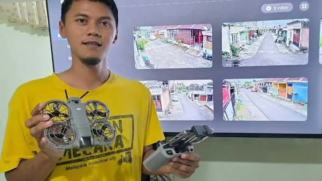 Ketua RT Tabung Gaji 7 Tahun untuk Beli Drone Ronda, Ini Kisah Inspiratifnya