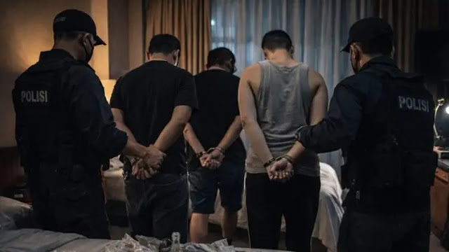 3 Oknum Polisi Ditangkap Saat Pesta Narkoba di Hotel Bengkalis, 7 Orang Diamankan