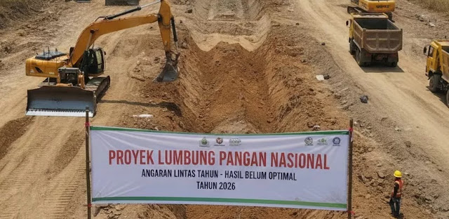 Proyek Lumbung Pangan Disorot: Anggaran 2025 Dipakai 2024 & Daftar Potensi Kerugian Negara
