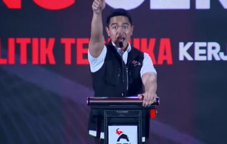 Kaesang Pangarep Menangis di Rakernas PSI, Janji Perjuangan Habis-habisan untuk Menangkan Pemilu 2029