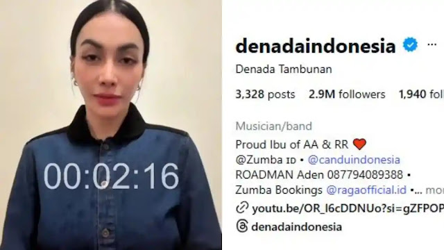 Denada Ganti Bio Instagram Usai Akui Ressa Rizky, Netizen: Gimmick atau Tulus?