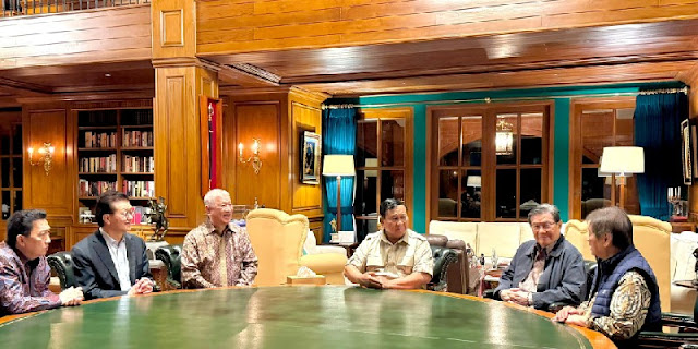 Prabowo Subianto Temui 5 Konglomerat RI: Bahas Kolaborasi untuk Pembangunan Ekonomi