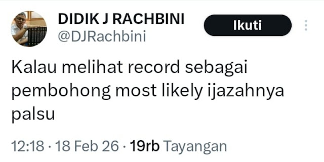 Rektor Paramadina Sindir Ijazah Palsu, Warganet Soroti UGM: Analisis Lengkap