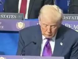 Video Trump Tertidur di Acara Board of Peace Viral, Kesehatan Presiden AS Dipertanyakan