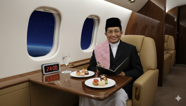 Menag Pakai Jet Pribadi ke Sulsel: Alasan Keberangkatan Malam & Lapor ke KPK