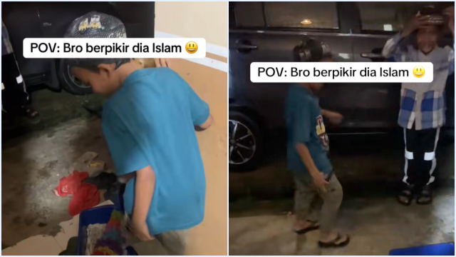 Video Viral Bocah Kristen Ikut Shalat Tarawih 3 Hari, Jawaban ke Ayah Bikin Heboh