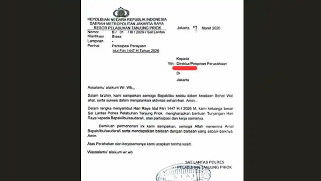 Polres Pelabuhan Tanjung Priok Bantah Surat THR ke Pengusaha Truk: Ini Klarifikasi dan Fakta