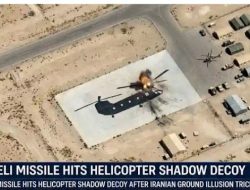Iran Gunakan Lukisan 3D Helikopter Tipu Israel: Strategi Decoy Rusia di Ukraina Ditiru