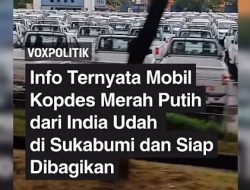 Mobil Pickup Mahindra India untuk Koperasi Desa Tiba di Sukabumi, Benarkah?