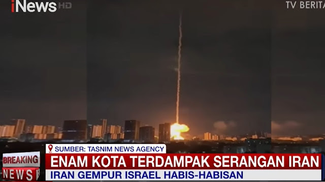 Rudal Iran Hancurkan Gedung di Haifa: Iron Dome Tembus, Korban Jiwa Berjatuhan