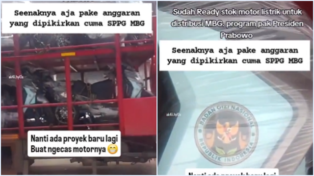 Viral Motor Listrik Program MBG Prabowo: Bantuan Efektif atau Kontroversi Anggaran?