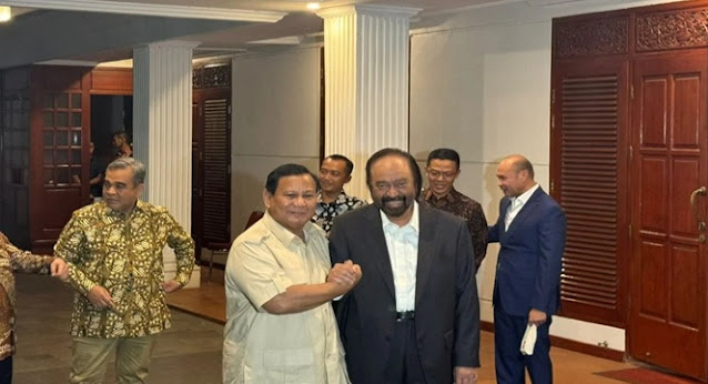 Merger Gerindra dan NasDem 2026: Prabowo-Surya Paloh Bahas Akuisisi Partai?