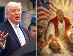 Trump Hapus Gambar AI Mirip Yesus, Klaim Itu Dirinya Sebagai Dokter