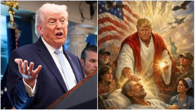 Trump Hapus Gambar AI Mirip Yesus, Klaim Itu Dirinya Sebagai Dokter