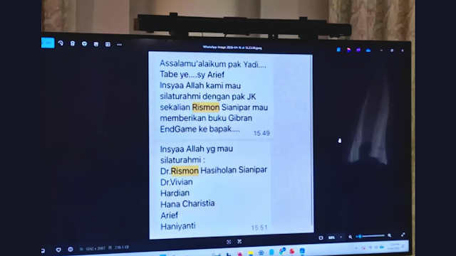 Jusuf Kalla Bongkar Isi Chat Rismon: Bawa Buku Gibran End Game, Ini Faktanya