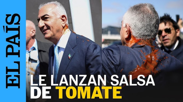Reza Pahlavi Dilempari Saus Tomat di Konferensi Pers Berlin: Simbol Ketegangan Politik Iran di Pengasingan