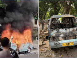 Tragis! Pria Dibakar Hidup-Hidup Sopir Angkot di Tanah Abang Gegara Berebut Antrean