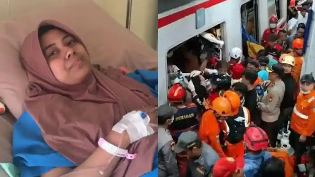 Kesaksian Sausan Sharifa: Selamat dari Tragedi Maut Tabrakan Kereta di Bekasi