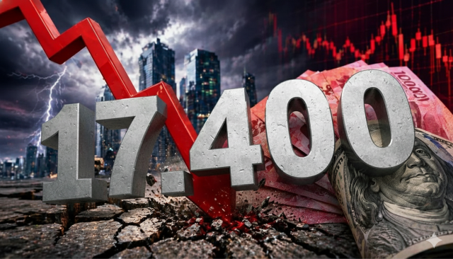 Rupiah Anjlok ke Rp17.400 per Dolar AS, Tembus Rekor Terlemah Sepanjang Sejarah