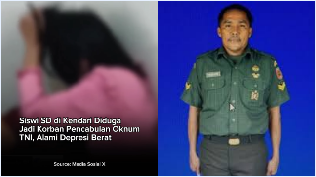 Oknum TNI Cabuli Siswi SD di Konawe Selatan, Pelaku Sertu MB Kabur dan Masuk DPO
