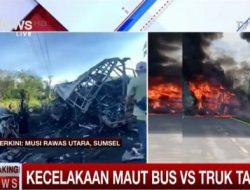 Kecelakaan Maut Muratara: 16 Tewas Hangus Terbakar dalam Tabrakan Bus ALS dan Truk Tangki