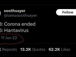 Tweet Ramalan 2022 Viral Usai WHO Konfirmasi Wabah Hantavirus di Kapal Pesiar