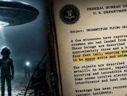 Dokumen FBI Terbaru: Makhluk 4 Kaki Terlihat Keluar dari UFO dan Reruntuhan Logam Misterius